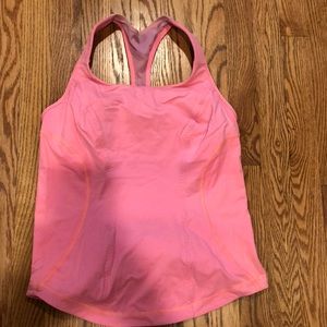 Lululemon top, coral
